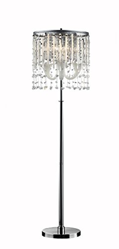 Ok Lighting Floor Lamps Kmart Ok Lighting 5130f Fairy Mist Crystal Floor Lamp Clear New