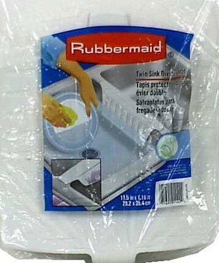Rubbermaid Sink Divider Mat 1297arwht 11 5 X 13 8
