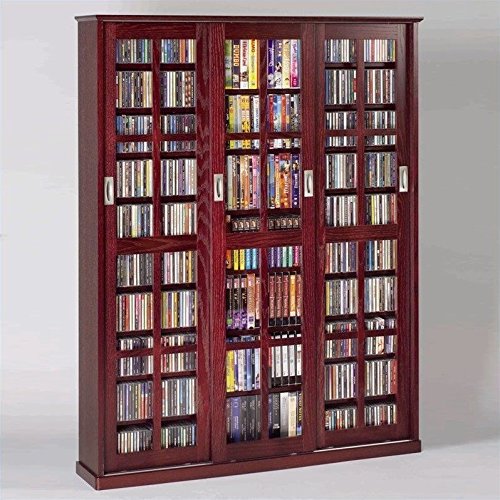 Lde Leslie Dame Ms 1050dc Mission Style Multimedia Lde Leslie Dame Ms 1050dc Mission Style Multimedia Storage Cabinet With Sliding Gl Doors Cherry