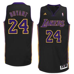 Adidas LA Lakers Kobe Bryant #24 Hollywood Night Black Adult ...