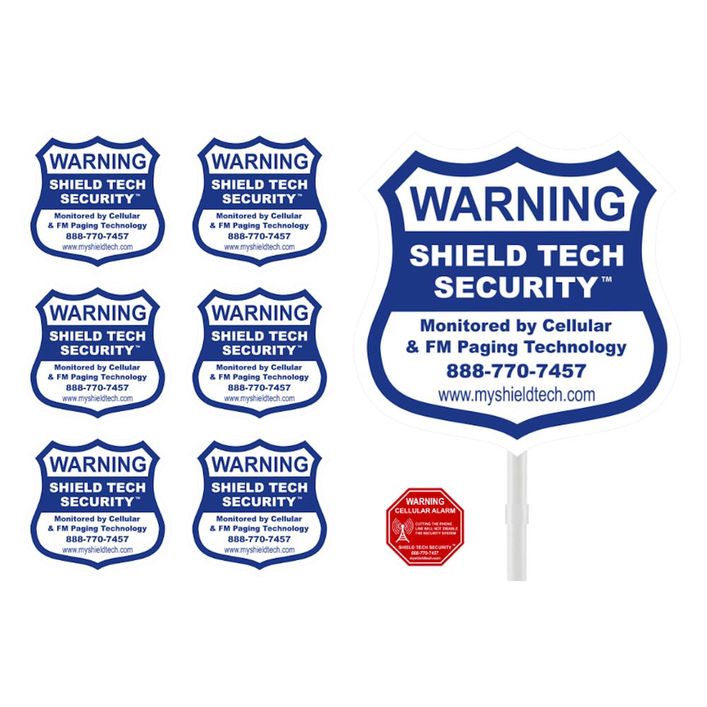 Shield Tech Security - DIY Wireless Home Security System LCD Burglar House Alarm Smart Voice Prompt AE