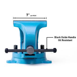 Capri Tools Ultimate Grip Forge Steel Bench Vise 7 Inch