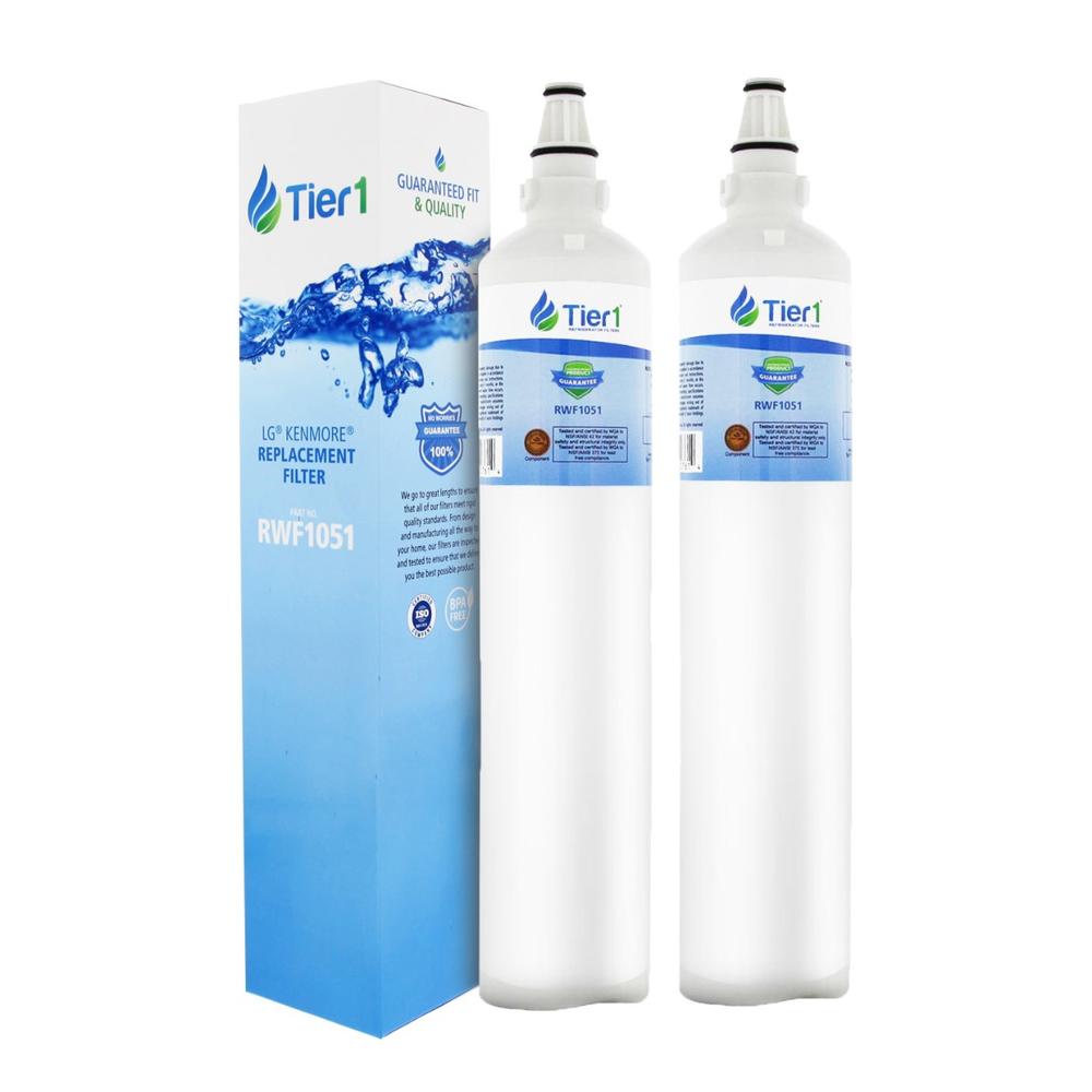 Tier1 LG 5231JA2006A LT600P 5231JA2006B Comparable Refrigerator Water Filter 2 Pack