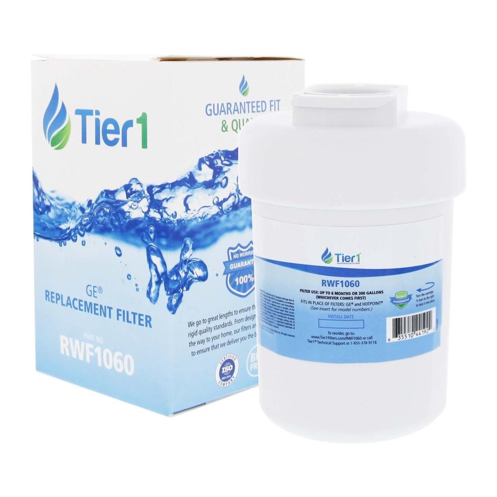 Tier1 GE MWF SmartWater MWFP GWF Comparable Refrigerator Water Filter