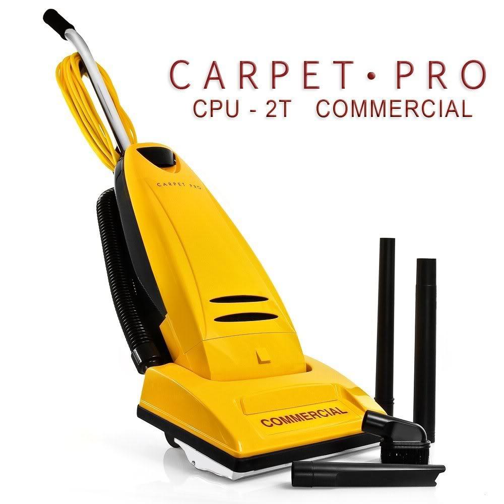 Carpet Pro Commercial CPU 2T Upright Vacuum Cleaner w/ On-Board Tools