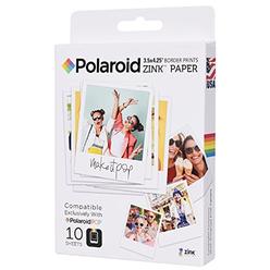 Polaroid 3.5 x 4.25 inch Premium ZINK Border Print Photo Paper (10 Sheets) - Compatible with Polaroid POP Instant Camera