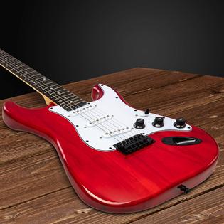 LYXEGBK0030R LyxPro Electric Guitar with 20w Amp, Package Includes All Accessories