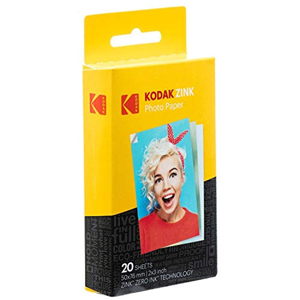 Kodak PRINTOMATIC Instant Print Camera (Grey) Scrapbook Photo Album Kit