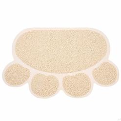 Jumbl Cat Litter MAT Catcher - Smartgrip Paw-Shaped Innovative Grass-Like Material Traps and Catches Litter While Remaining Soft On Pa