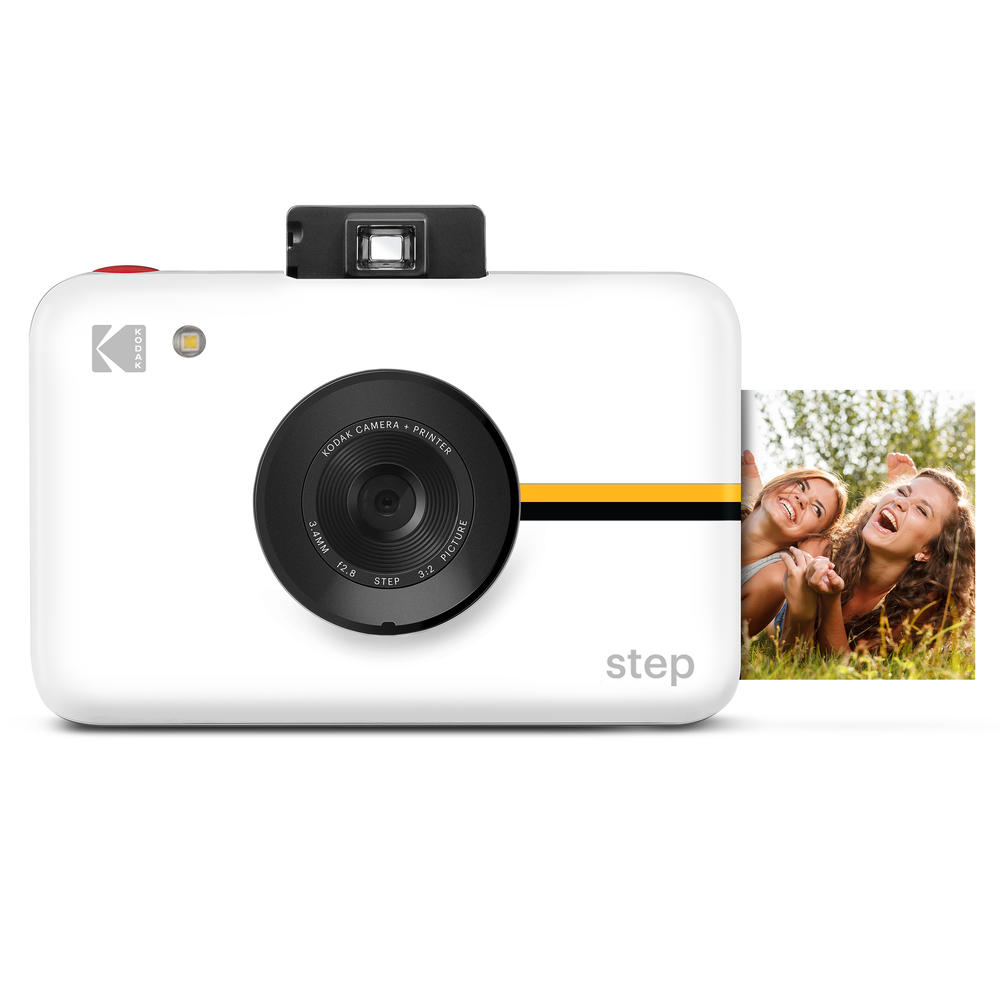 Kodak Step Digital Instant Camera with 10MP Image Sensor, ZINK Zero Ink Technology (White)