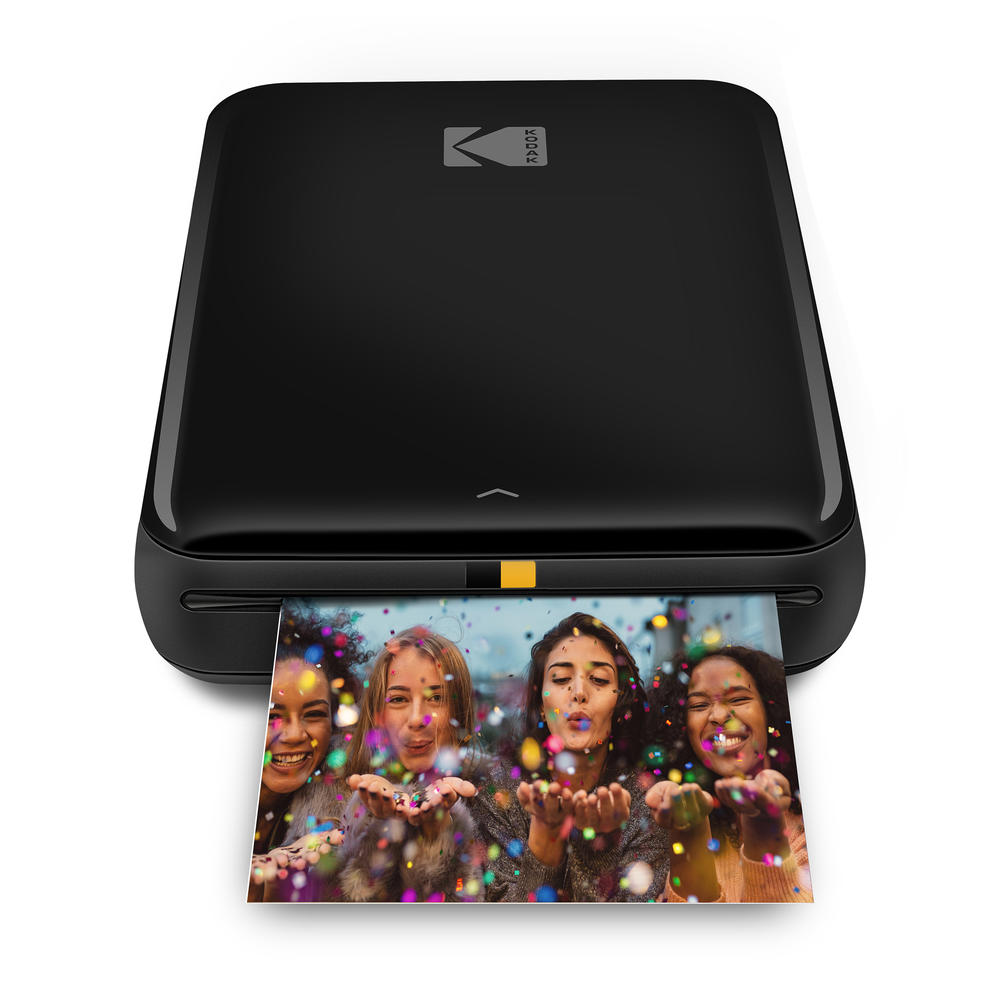 Zink Kodak Step Wireless Mobile Photo Printer (Black) Compatible w/iOS & Android, NFC & Bluetooth Devices