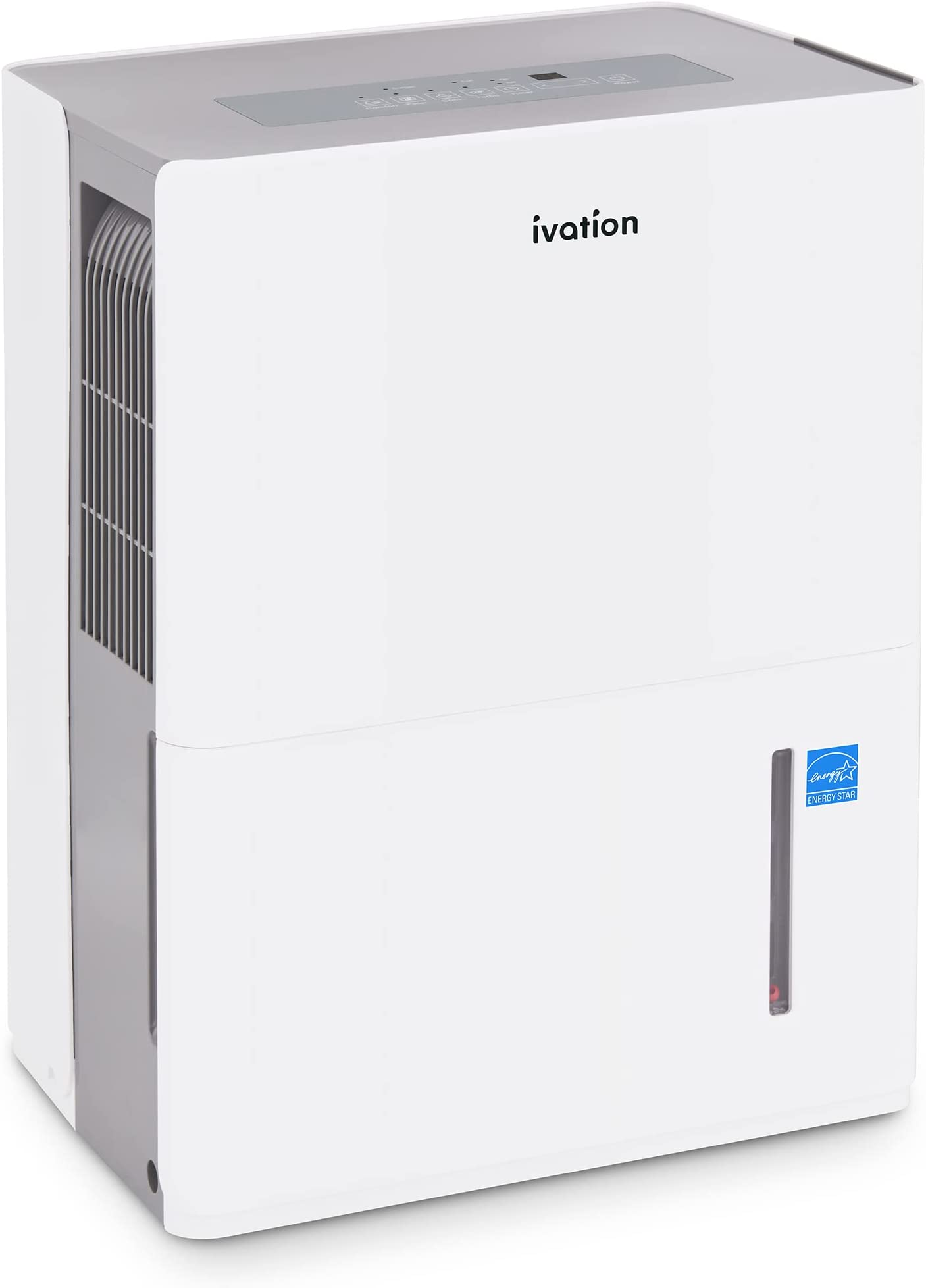 Ivation 1,500 Sq. Ft Energy Star Dehumidifier, Large Capacity Compressor De-humidifier for Extra Big Rooms and Basements