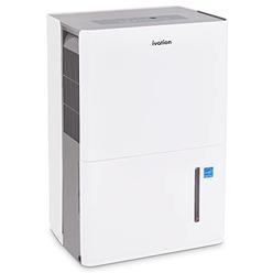 Ivation 4,500 Sq. Ft Energy Star Dehumidifier, Large Capacity Compressor De-humidifier for Extra Big Rooms and Basements