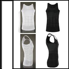 SlimNLift Mens Slimming TShirt,Black or White,Slimming Shirt,Slimming Body Shaper,Slimming Undershirt, Seen on TV mens shirt