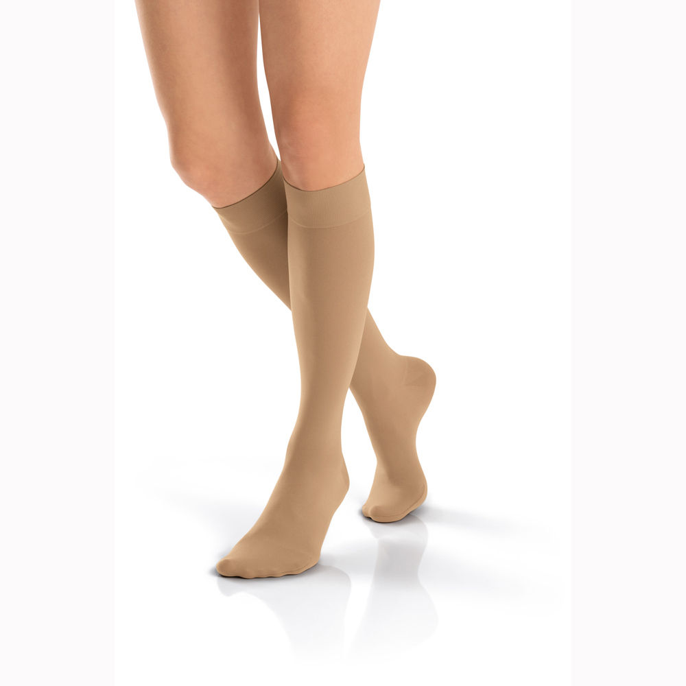 Jobst 115615 Opaque Knee High CT Socks-20-30 mmHg-Petite-Natural-Med