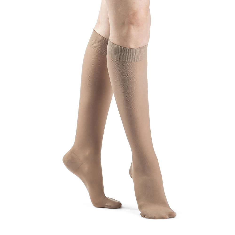SIGVARIS 971C Womens Access Calf High Socks-Small Short-Crispa