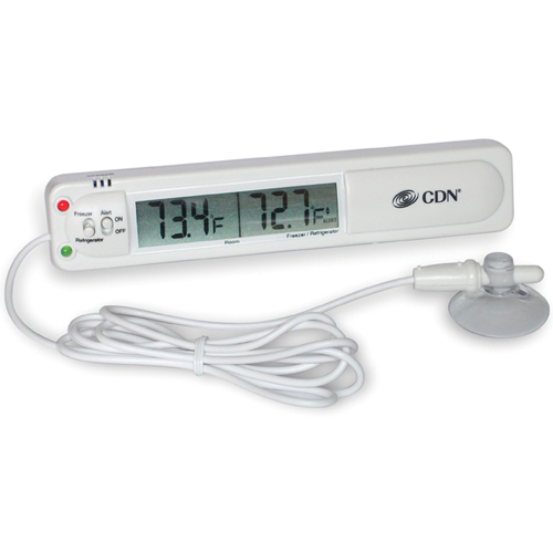 CDN Audio & Visual Refrigerator / Freezer Thermometer