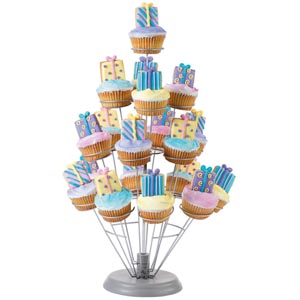 Wilton Cupcake Flair Dessert Stand, 19 Count Party Stand