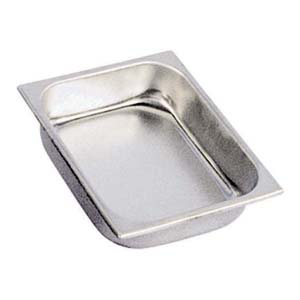 Adcraft Deli Pan 165 Series, Stainless, Half Size - 4"