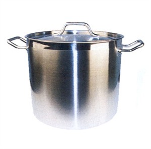 Winware by Winco Winware Stainless Steel Stock Pot with Cover - 20 Quart