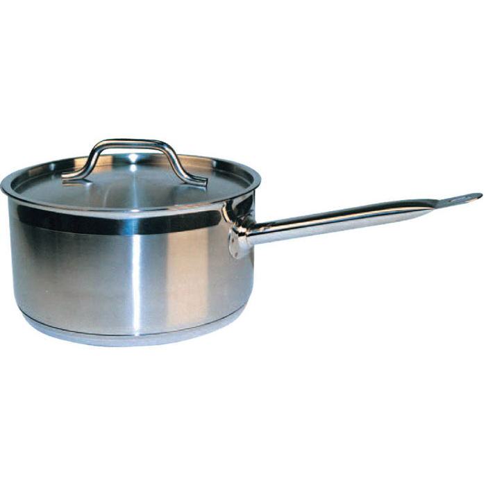Winware by Winco Winware Stainless Steel Sauce Pan with Cover - 3-1/2 Quart