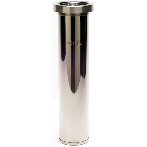 Dixie Stainless Steel Cup Dispenser Inverted/In counter Type 2432 oz. DS9