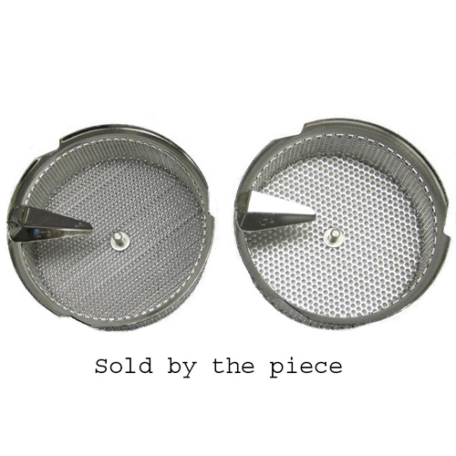 L. Tellier Replacement Grid/Grill/Sieve, Stainless Steel, For X5 8-Qt Mouli Mill - 1.5 mm Holes