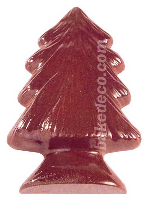 Cabrellon Polycarbonate Chocolate Mold: Christmas Tree 169mm x 103mm. 1 Cavity