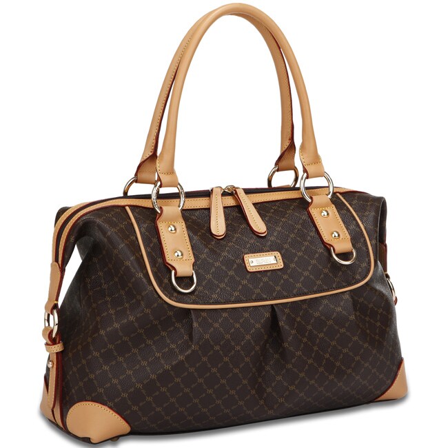 Rioni The Patti Bag Signature Brown Handbag Rioni The Patti Bag Signature Brown Handbag