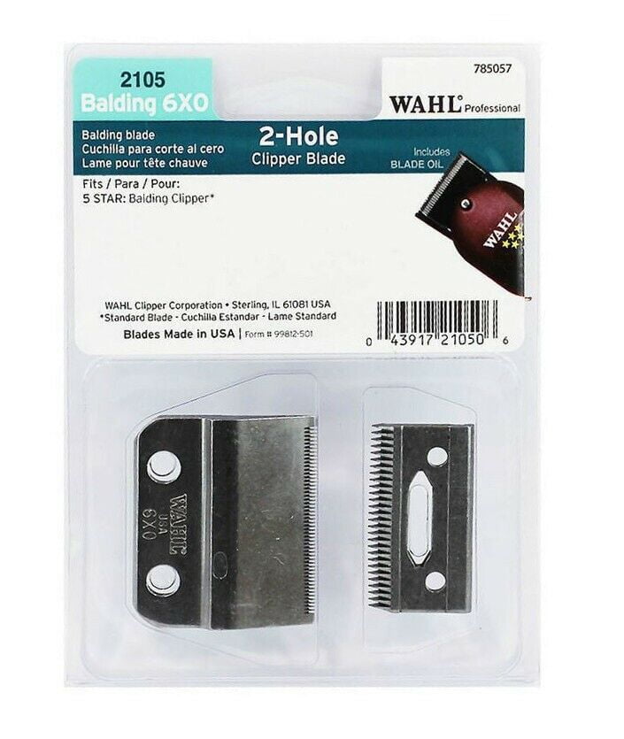 Wahl Professional Blades 6X0 5 Star Balding Clippers # 2105