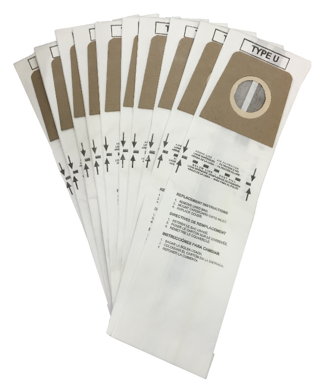 456802 10 Dirt Devil Type U Vacuum Bags