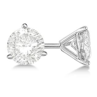 Allurez 2 50ct 3 G Martini Diamond Stud Earrings Palladium H 3 G Martini Diamond Stud Earrings Palladium H Vs2 Si1