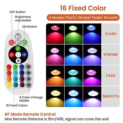 Unipure Tlnhmb08t1fnf Led Landscape Lighting 8w Remote Control Color Change Rgb Low Voltage Lights 12v 24v Ip66 Waterproof Yard Garden Low Voltage Landscape Lights 12v 24v, How To Change Led Landscape Light Bulbs