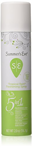 Summers Eve Feminine tropical Rain Deodorant Spray, 2-Ounce