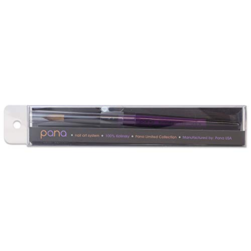PANA Profession Purple Wood Kolinsky Acrylic Nail Brush (Size: 6, 8, 10, 12, 14, 16, 18, 20, & 22) PANA Brand High End Quality 100% P
