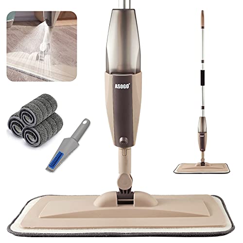 Asogo Spray Mop For Floor Cleaning, Spray Mops For Tile Floors