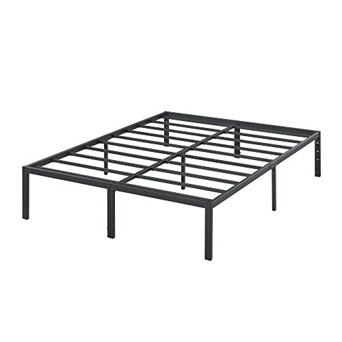 Primasleep 18 Inch Heavy Duty Steel Slat Non Slip Bed Frame California King Steel Slat Non Slip Bed Frame, 18 Inch California King Bed Frame