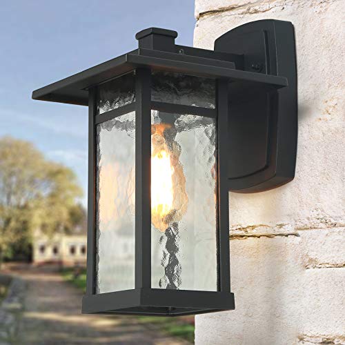 Fitnsb078srcy5s Log Barn Exterior Light Fixtures Black Large Outdoor Wall Lantern With Water Glass For House Porch Log Barn Exterior Light Fixtures Black, Lantern Style Exterior Light Fixtures