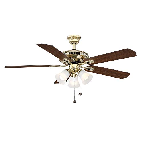 Homekb079j6qxjz Hampton Bay Glendale 52 In Indoor Flemish Brass Ceiling Fan With Light Kit Indoor Flemish Brass Ceiling Fan, Hampton Bay Glendale 52 Ceiling Fan Parts
