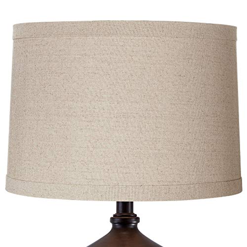 Natural Linen Medium Drum Lamp Shade 15, What Is A Spider Top Lampshade