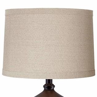 Natural Linen Medium Drum Lamp Shade 15 Top X 16 Bottom 11 High Spider Replacement With Harp And Finial Springcrest Natural Linen Medium Drum Lamp Shade 15, What Is A Spider Top Lampshade