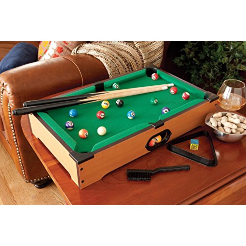 Mainstreet Classics by GLD Products Mainstreet Classics 20-Inch Table Top Miniature Billiard/Pool Game Set