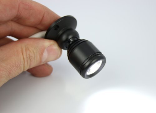 accessories Subordinate sudden Pilotlights HOMESB00IOESEXO Micro Pivoting LED Spotlight - 1 Watt High  Power LED Lamp - Tiny Size, Cool White LED, 12 to 28VDC
