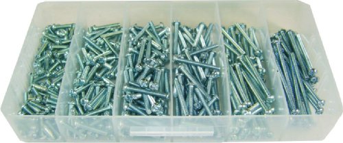 L.H. Dottie 832PS Machine Screw Kit, Round Head, 8-32 TPI by 1/2-Inch to 2-Inch Length