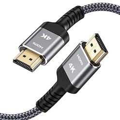 Highwings 4K 60HZ HDMI Cable 6.6FT,Highwings 18Gbps High Speed HDMI 2.0 Braided Cord-Supports (4K 60Hz HDR,Video 4K 2160p 1080p 3D HDCP 2.