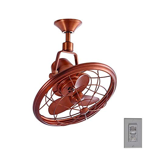 Home Decorators Collection Bentley II 18 in. Weathered Copper Oscillating Ceiling Fan