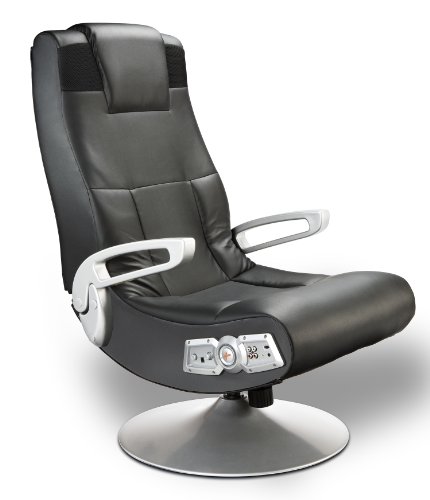 X Rocker Wireless Pedestal SE 2.1 PC Office Gaming Chair, 30.7" x 23.2" x 39.76", Black