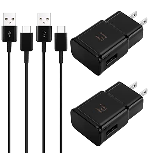 DiHines Adaptive Fast Charger Type C with Android Phone Charger C Cable for Samsung Galaxy S21/S21 Ultra/S20/S10/S9/S8/S10 Plus/S10e/Not