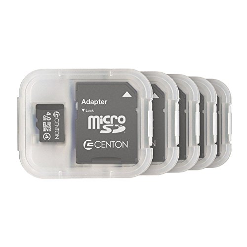 Centon Electronics Class 4, 4GB Micro SDHC Card (S1-MSDHC4-4G5PK)