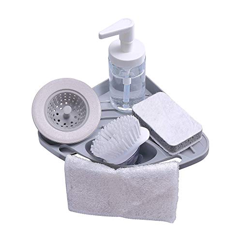 ATTBEE Kitchen sink caddy sponge holder scratcher holder ...